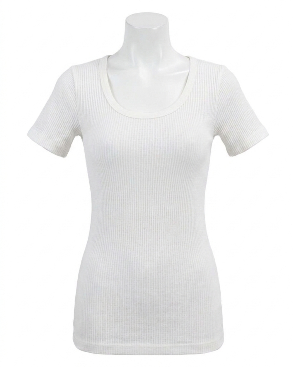 NEW GRACE AND LACE short sleeve knit top in ivory